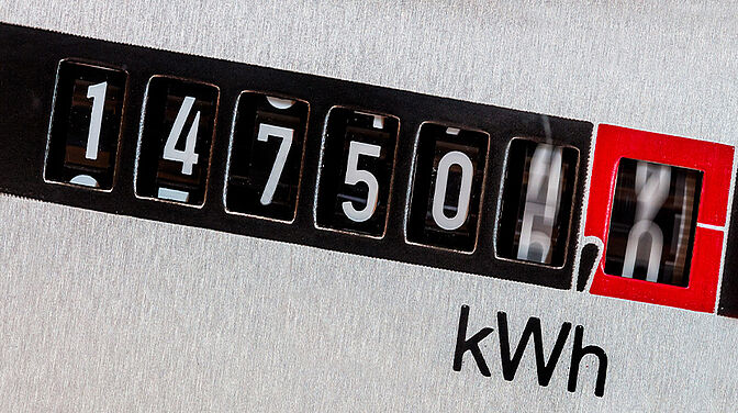 Stromzähler ablesen